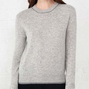La Ligne Neat Sweater - light grey - small